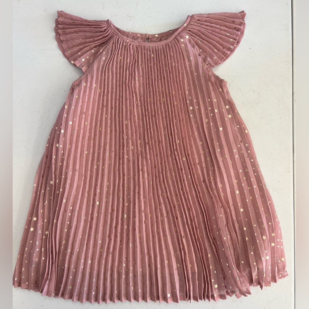 Zara sparkly dress 1-2T pleated